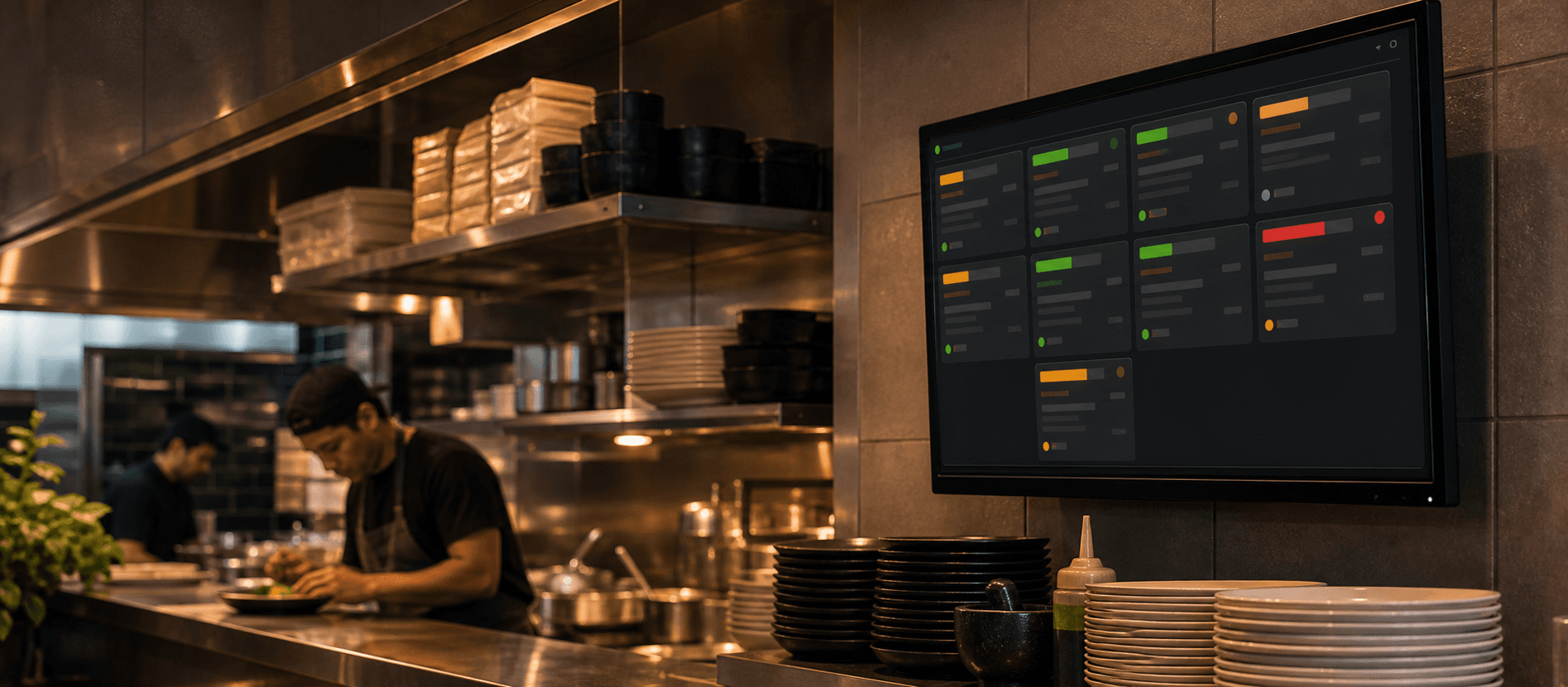 KDS: la cocina recibe cada comanda al instante, sin papeles